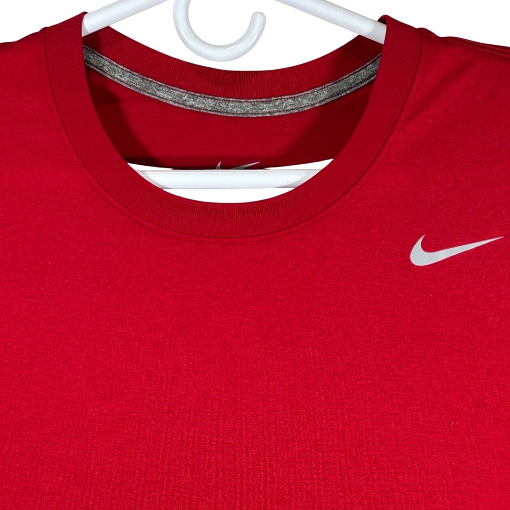 Nike Mens‎ Dri-FIT Short Sleeve Training Shirt Red XL 698255-687